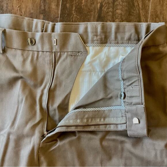Perry Ellis Portfolio Khaki Pant, 38x32 - Picture 3 of 8